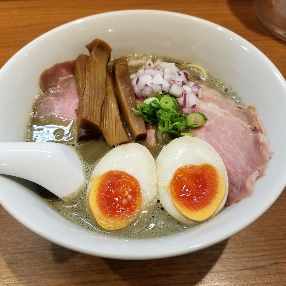 今日は早めの夕飯に中野にあるラーメン 鶏そば煮干そば 花山 ツクツク グルメ 投稿型グルメデーターベース