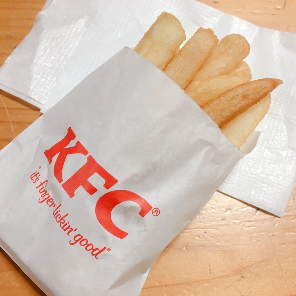 太めのフライドポテト あつあつ ケンタッキーフライドチキン イオン葛西店 ツクツク グルメ 投稿型グルメデーターベース